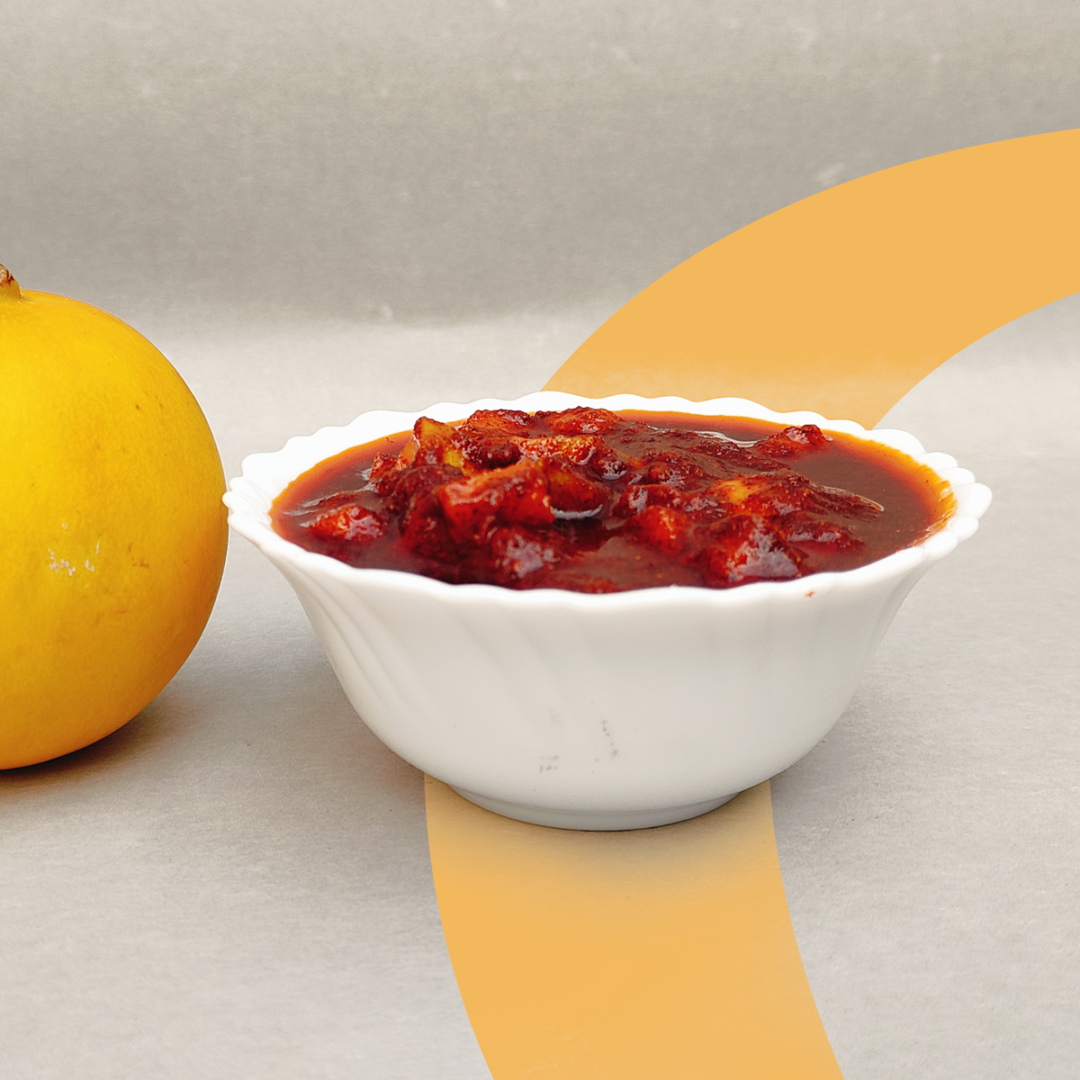 Spicy traditional cucumber pickle made with Indian spices – Dosavakaya